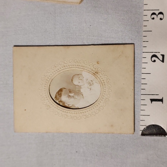 Antique Cabinet Card Photos Woman & Child Girl - Picture 2 of 6